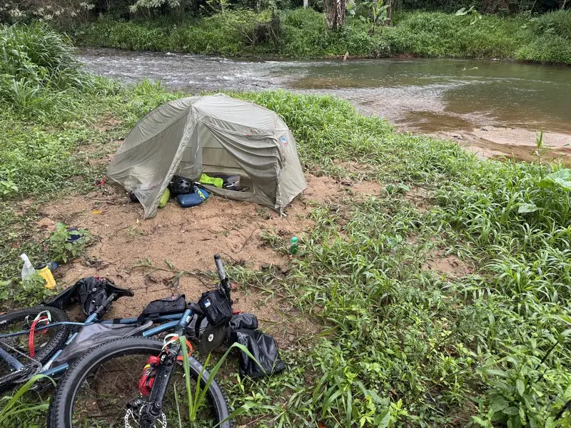 River campsite