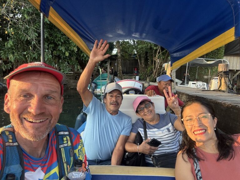 on the boat